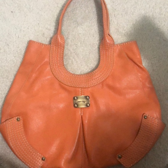 Orange Jimmy Choo bag